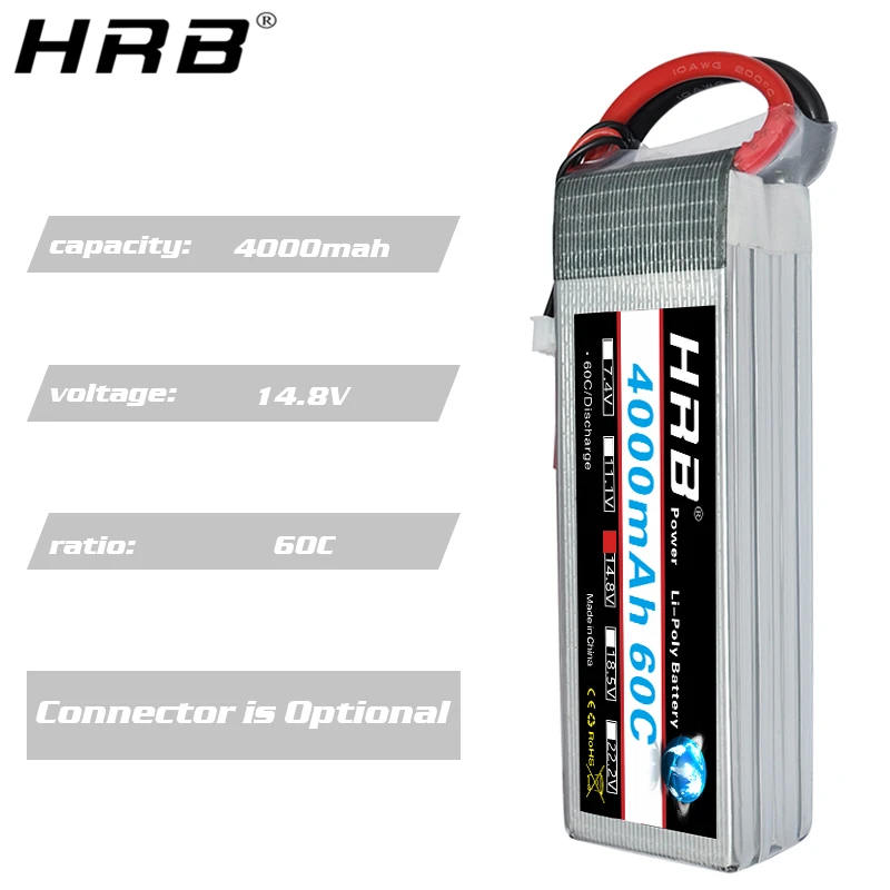 аккумулятор hrb 148 в 4000 мач lipo аккуму