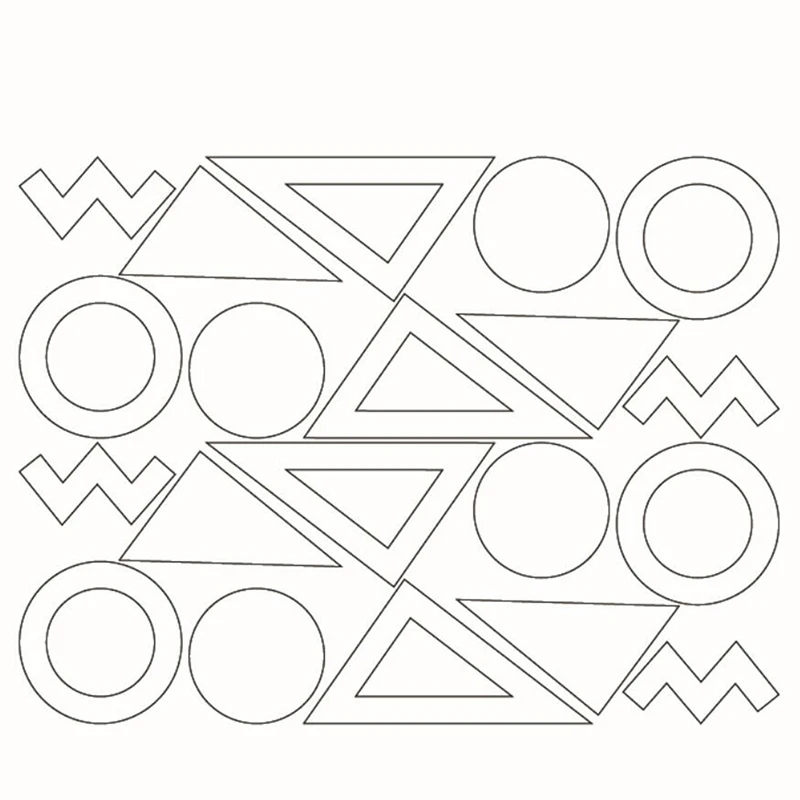 Diy круговая Геометрическая Наклейка на стену Съемная виниловая наклейка s Фреска