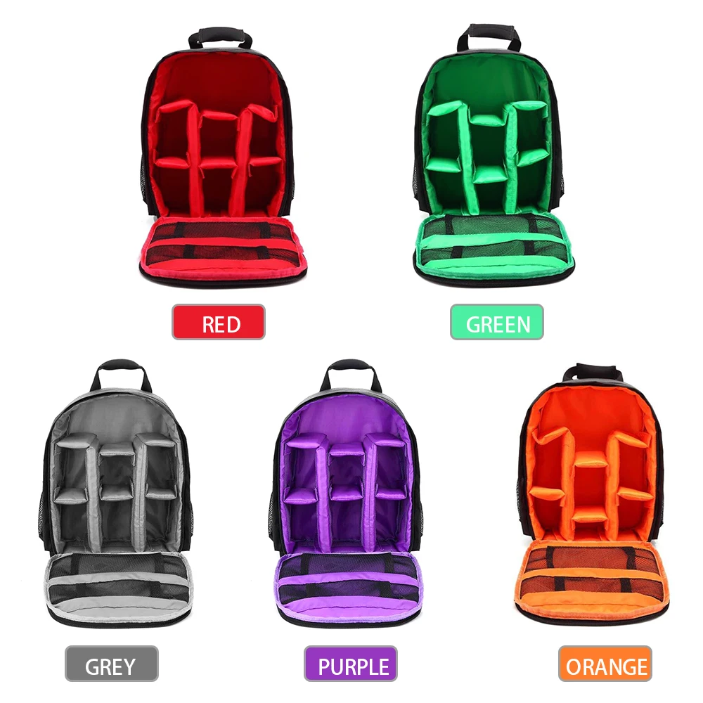 Multi-functional Camera Backpack Video Digital DSLR Bag Waterproof Outdoor Photo Case | Электроника