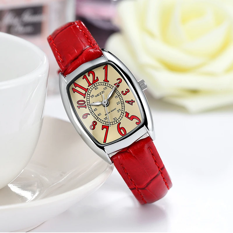 Женские Классические кварцевые часы Kezzi с маленьким циферблатом