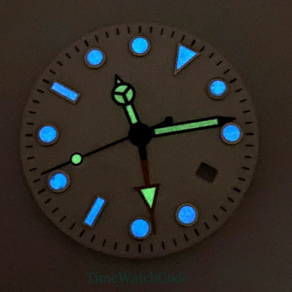 Циферблат для часов 31 3 мм запчасти стрелок окно даты подходит Mingzhu 3804 функция GMT 4