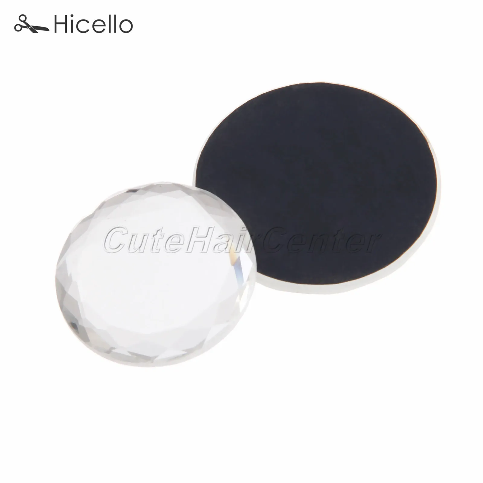 1 Набор граненых стеклянных плоских столешниц с плоской задней частью ювелирного