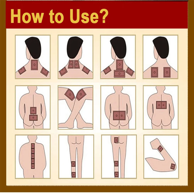 

8 Pcs Tiger Balm Pain Relief Patch Far-infrared Plaster Joint Pain Patch Release Relaxing Body Muscle Shoulder Knee Massager