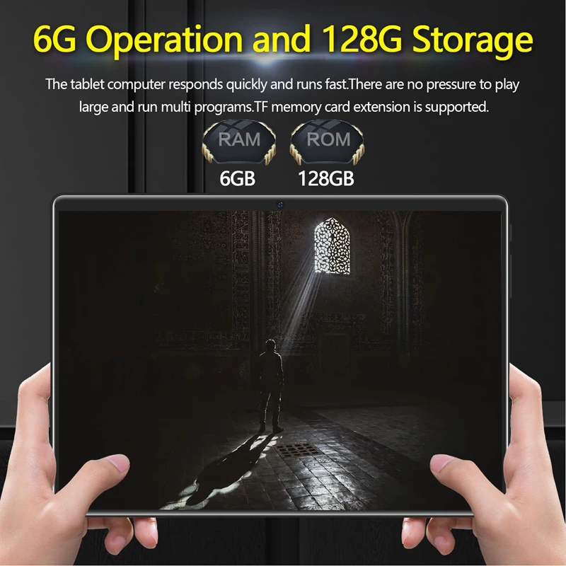 

Tablet PC 10 Inch HD Display Android 3G Phone Call Tablets Dual Sim Cards 10 Inch Tablet Silver