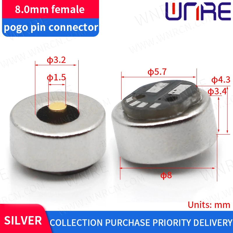 Pogopin Magnetic Seat Male Female Spring 2Pin Connector Micro USB Type-c Plug Charging Cable For ios Android Mobile Phone | Обустройство