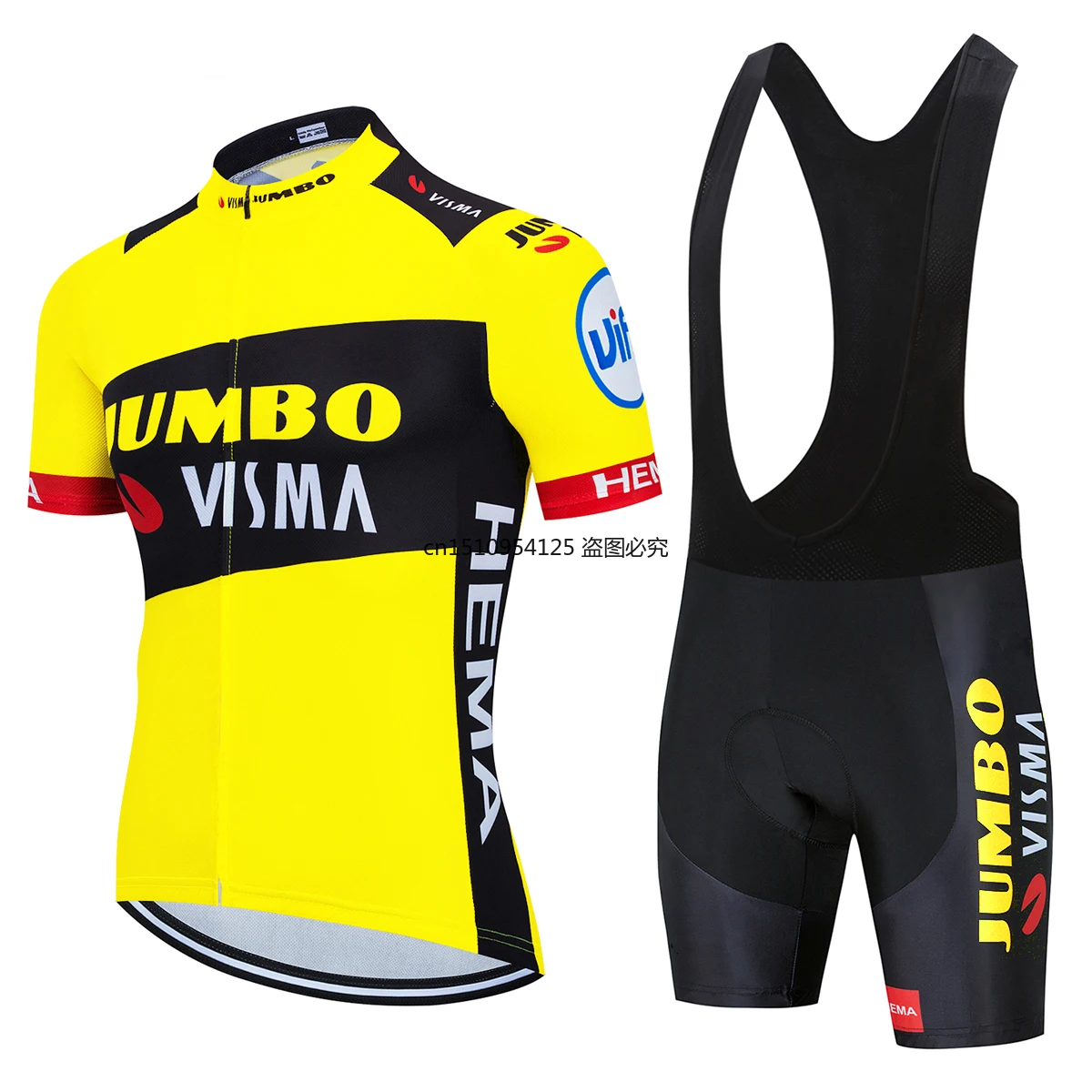 2020 new JUMBO VISMA cycling TEAM jersey 9D bike shorts suit Ropa Ciclismo mens summer PRO bicycle Maillot Pants clothing