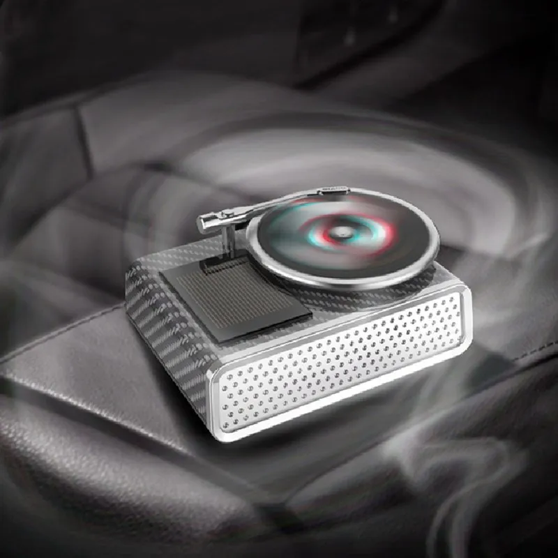 Автомобильный освежитель воздуха духи проигрыватель записи на солнечной