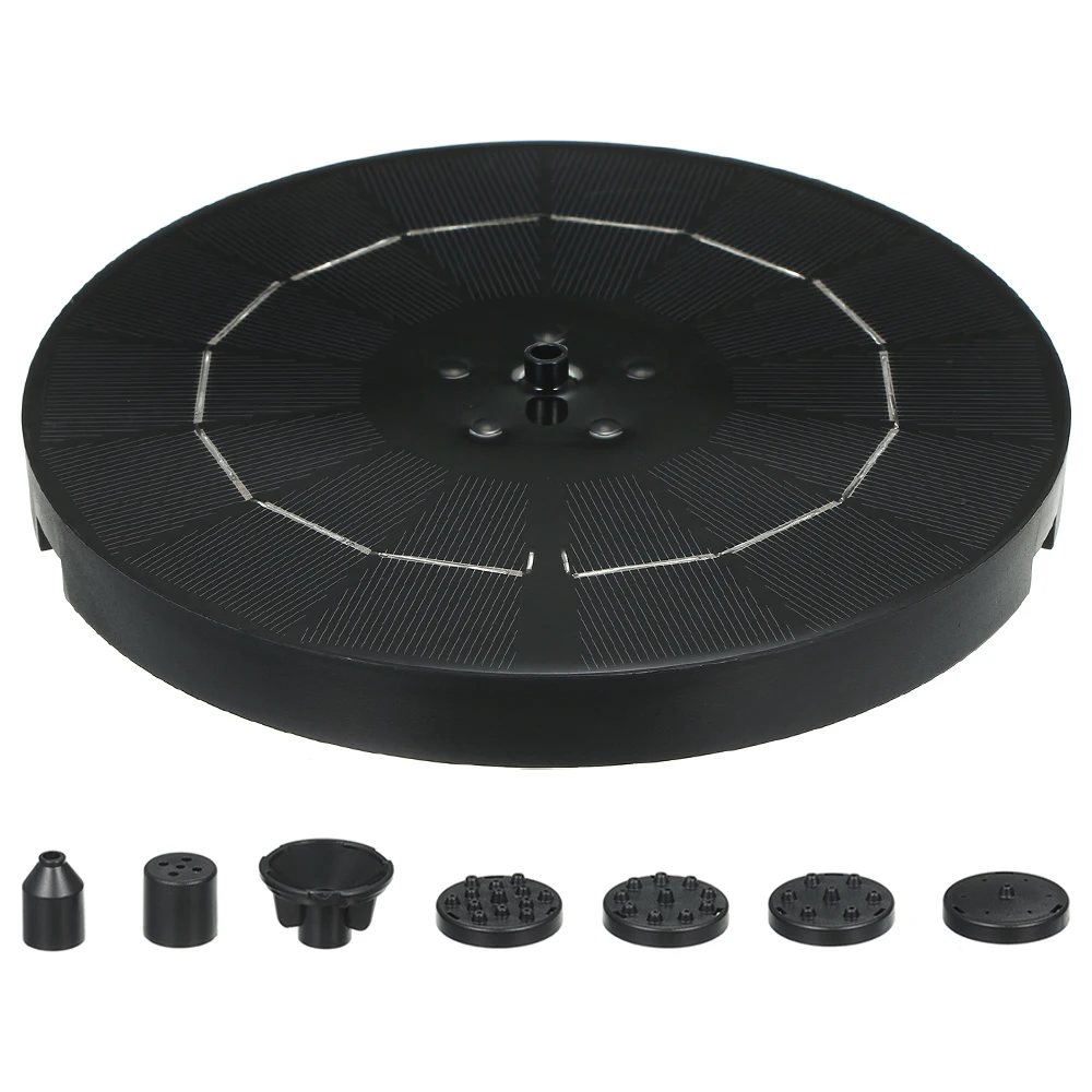 

Solar Fountain Pump with Colorful LED Light Solar Powered Floating Water Fountain Pump for Garden Pond Pool Bird Bath Outdoors