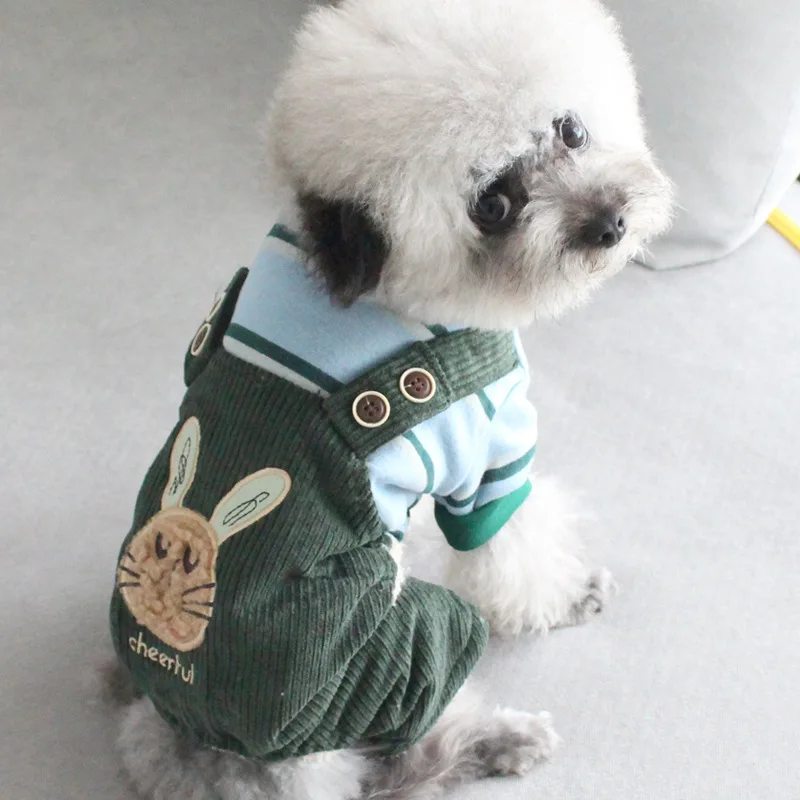 Мягкая и удобная одежда для собак с принтом четыре ноги Vestiti Per Cani осенне-зимний