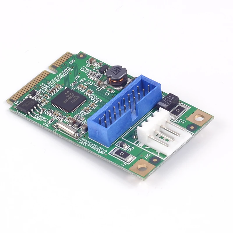 Мини PCI express USB адаптер Mini e на 2 порта 3 карты PCIe USB3.0 конвертер с кабелем|Платы
