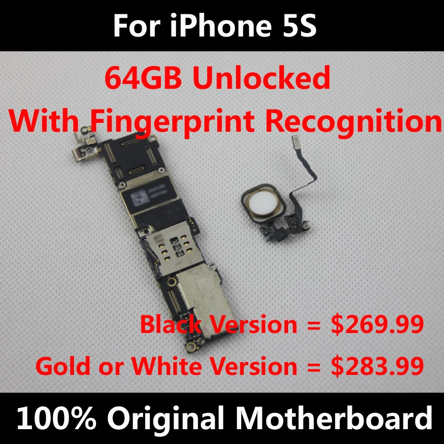Новое поступление материнская плата для оригинального iPhone 5S 64 ГБ версия с