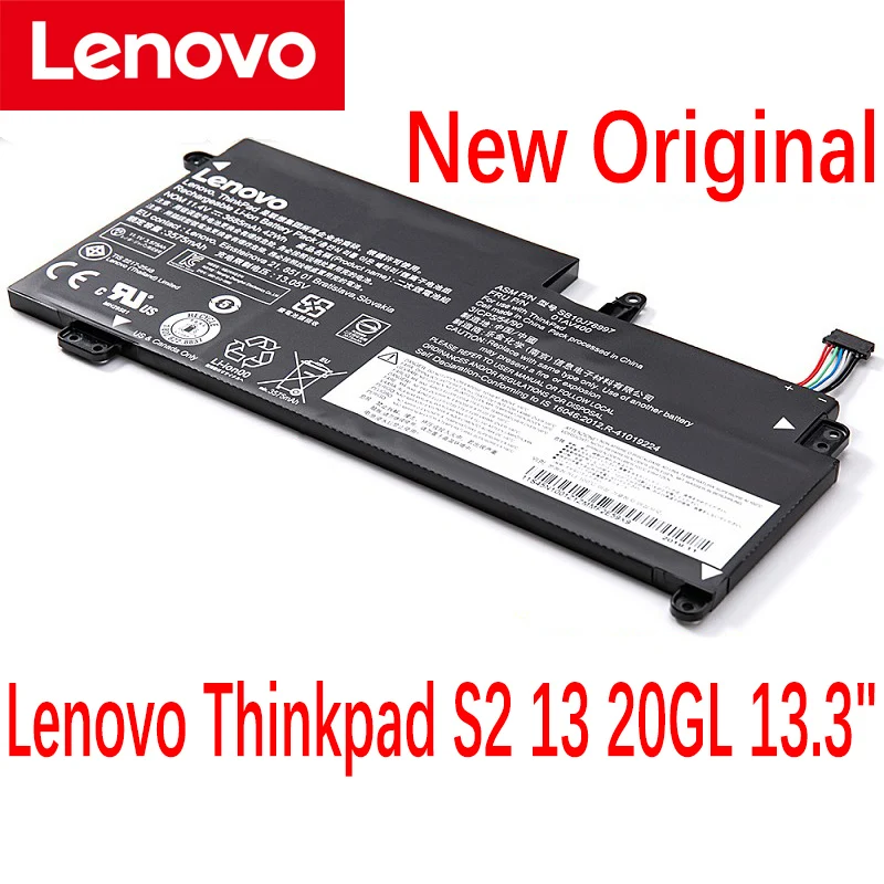 Аккумулятор для ноутбука Lenovo Thinkpad S2 13 20GL 3 дюйма 11 4 в 3685 мА · ч 42 Вт ч|Аккумуляторы