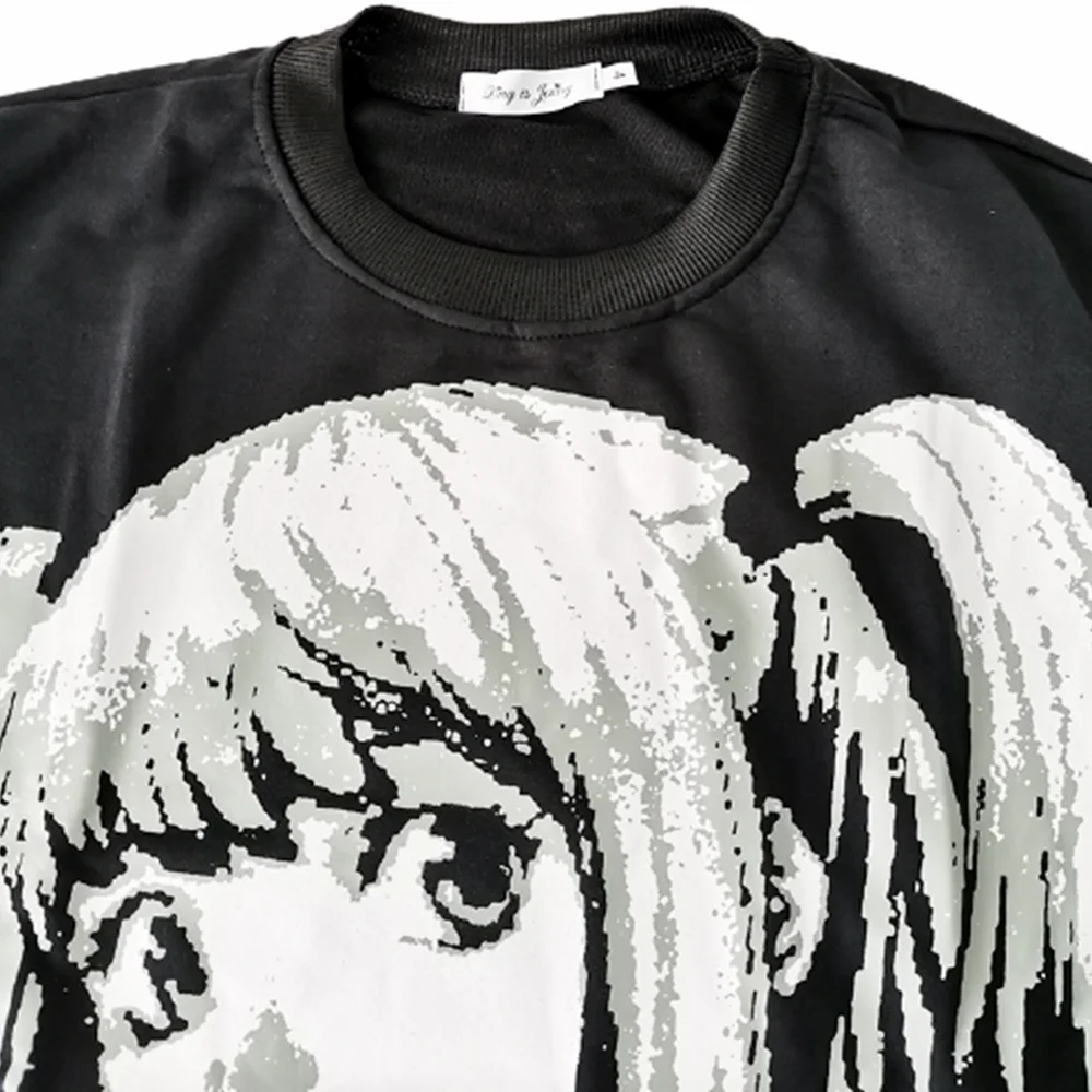 Толстовка Женская в стиле аниме Death Note Свитшот оверсайз с капюшоном униформа