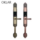 Замок дверной OKLAR биометрический с идентификацией по паролю и разблокировкой по отпечатку пальца