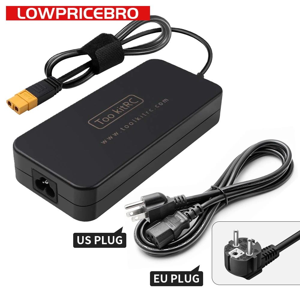 ToolKitRC ADP-180MB 180 Вт блок питания с XT60 выходной адаптер подходит iSDT GT power Hota RC | Игрушки