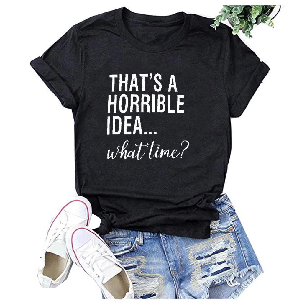 

Women Casual Printing Short Sleeves O-Neck Loose T-Shirt Blouse Tops goth woman tshirts harajuku women clothing