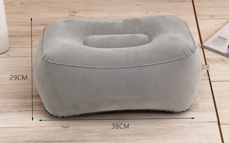 Портативная надувная подушка для ног дорожный коврик воздушная отдыха на ногах в