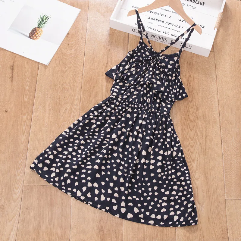 2020 summer sweet and lovely girls dress European American children's long suspender dresses sleeveless beach for kids | Детская