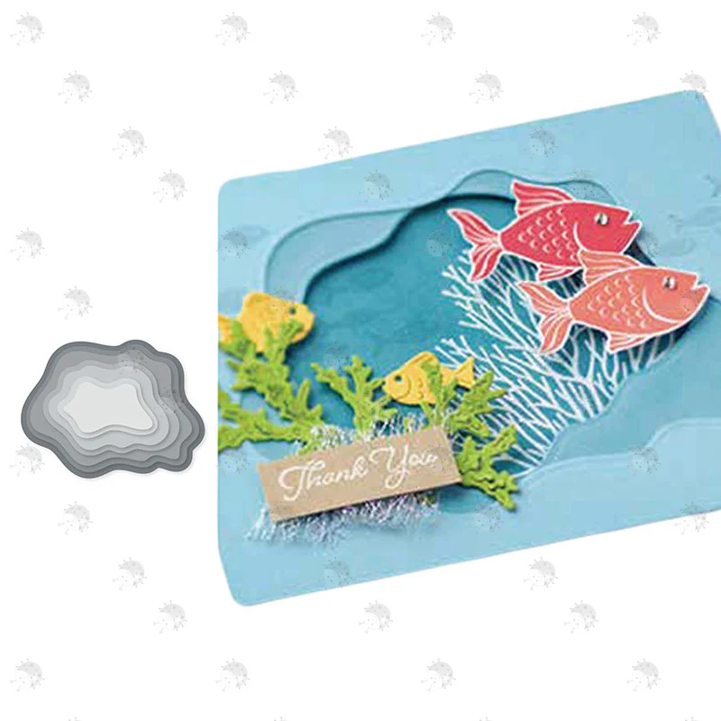 Необычный Графический фон с облаком вырезанные штампы для скрапбукинга