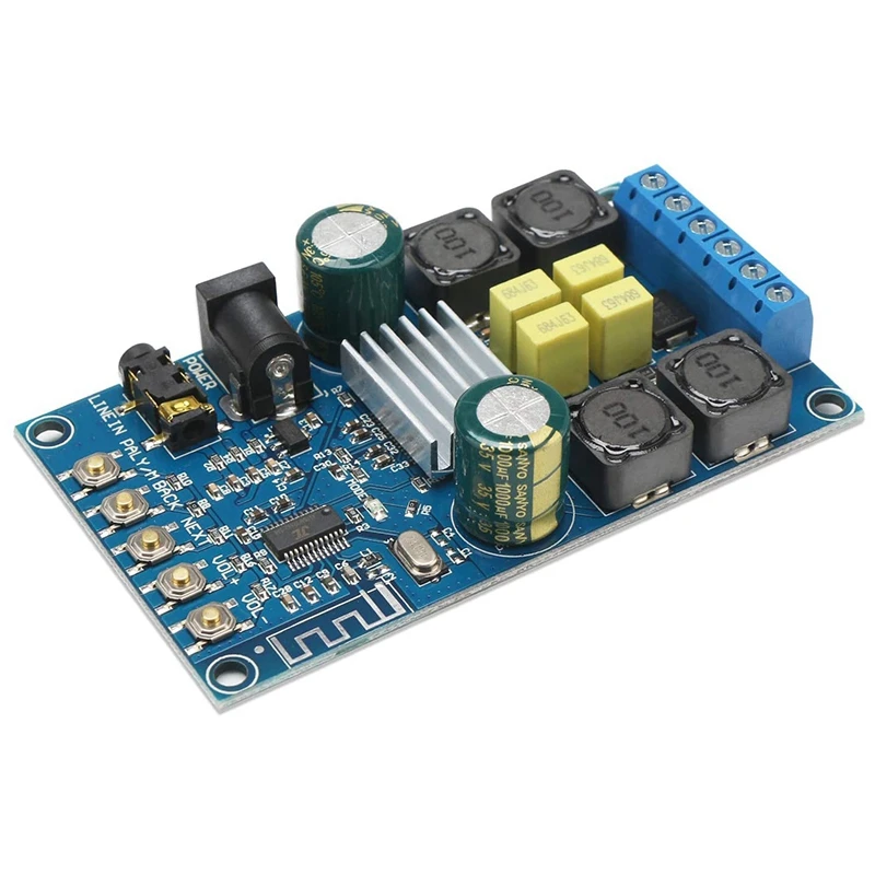 Bluetooth Amplifier Board Digital Wireless BT 3.0 4.0 4.1 Audio Headset 2 Channel 50W + Am | Электроника