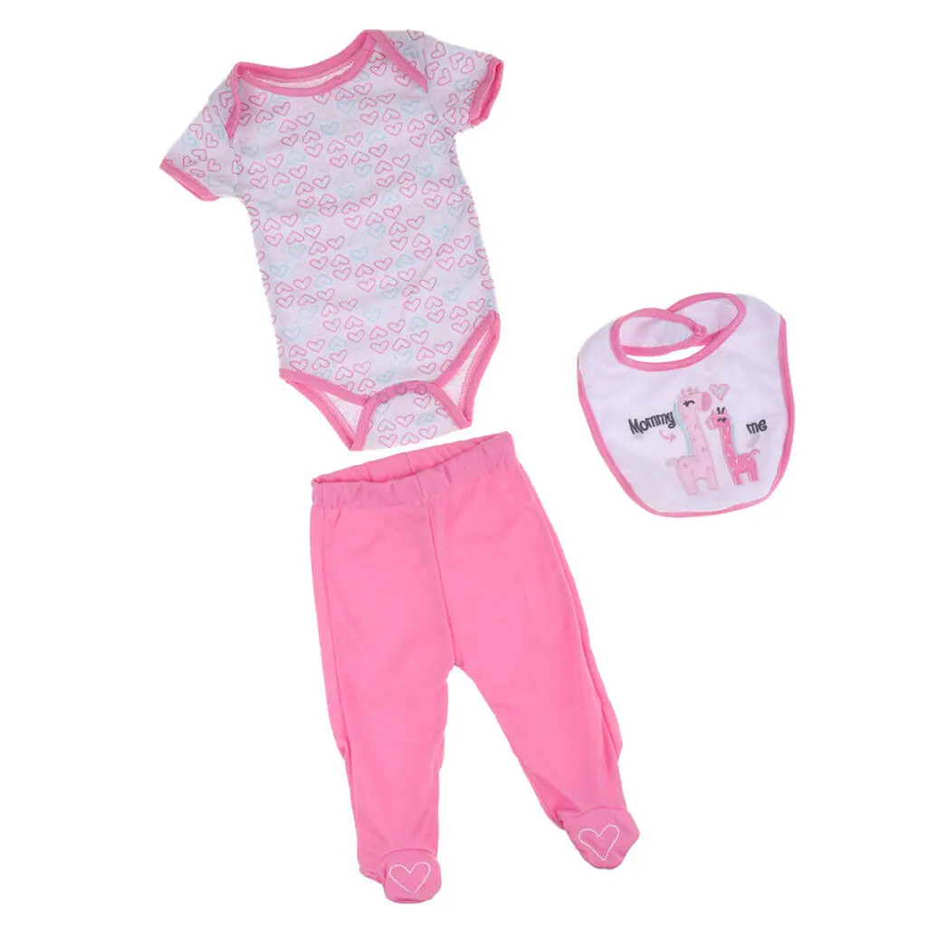 

Doll Outfits Three-pieces Suit For 20-22'' Girl Doll Baby Dolls Accessories American Girl Doll Clothes Doll Accessories