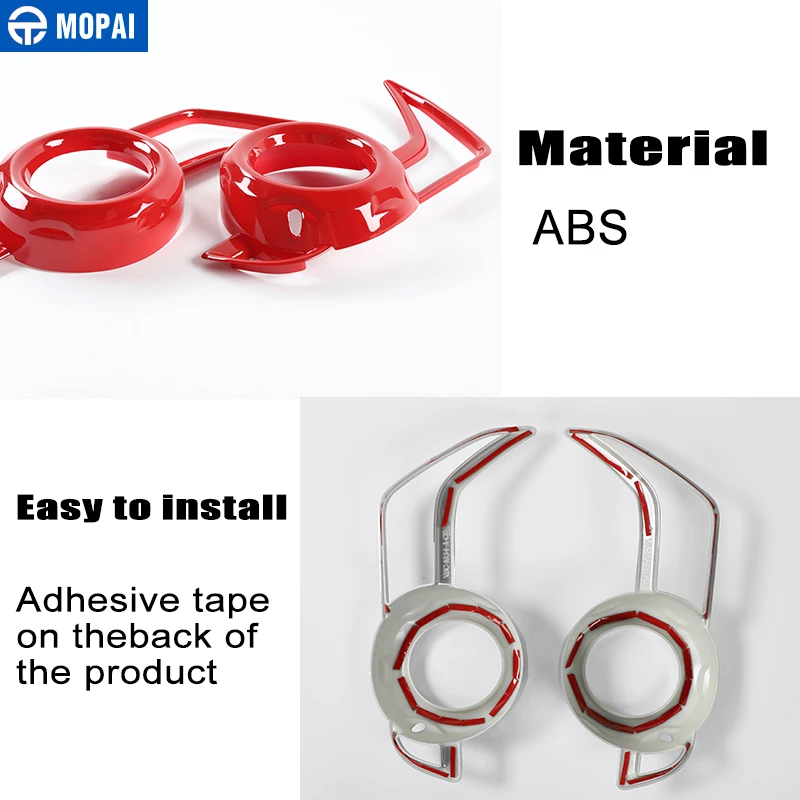 Колпаки MOPAI для Toyota 4Runner 2014 + автомобильные передние противотуманные фары