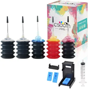 Чернила QSYRAINBOW 4 bk для принтеров HP, Brother, CANON, Epson