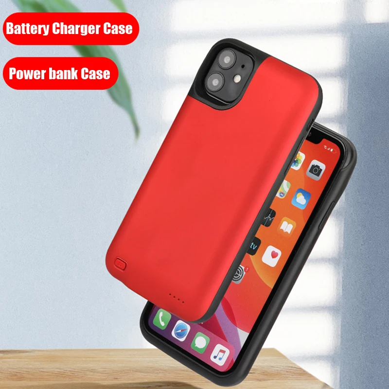 Зарядное устройство чехол для iPhone 11 Pro Max Powerbank X XR XS MAX портативный внешний