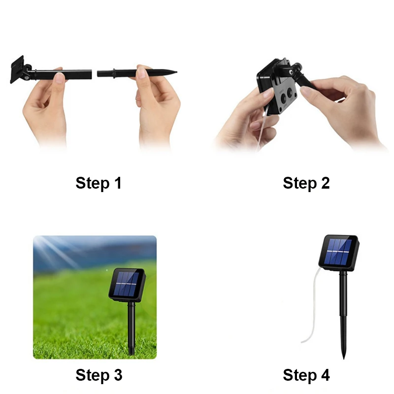 

5M/10M/20M Solar String Fairy Lights Outdoor LED Wire Lamp Christmas Garland String Lamps For Wedding Garden Decoration