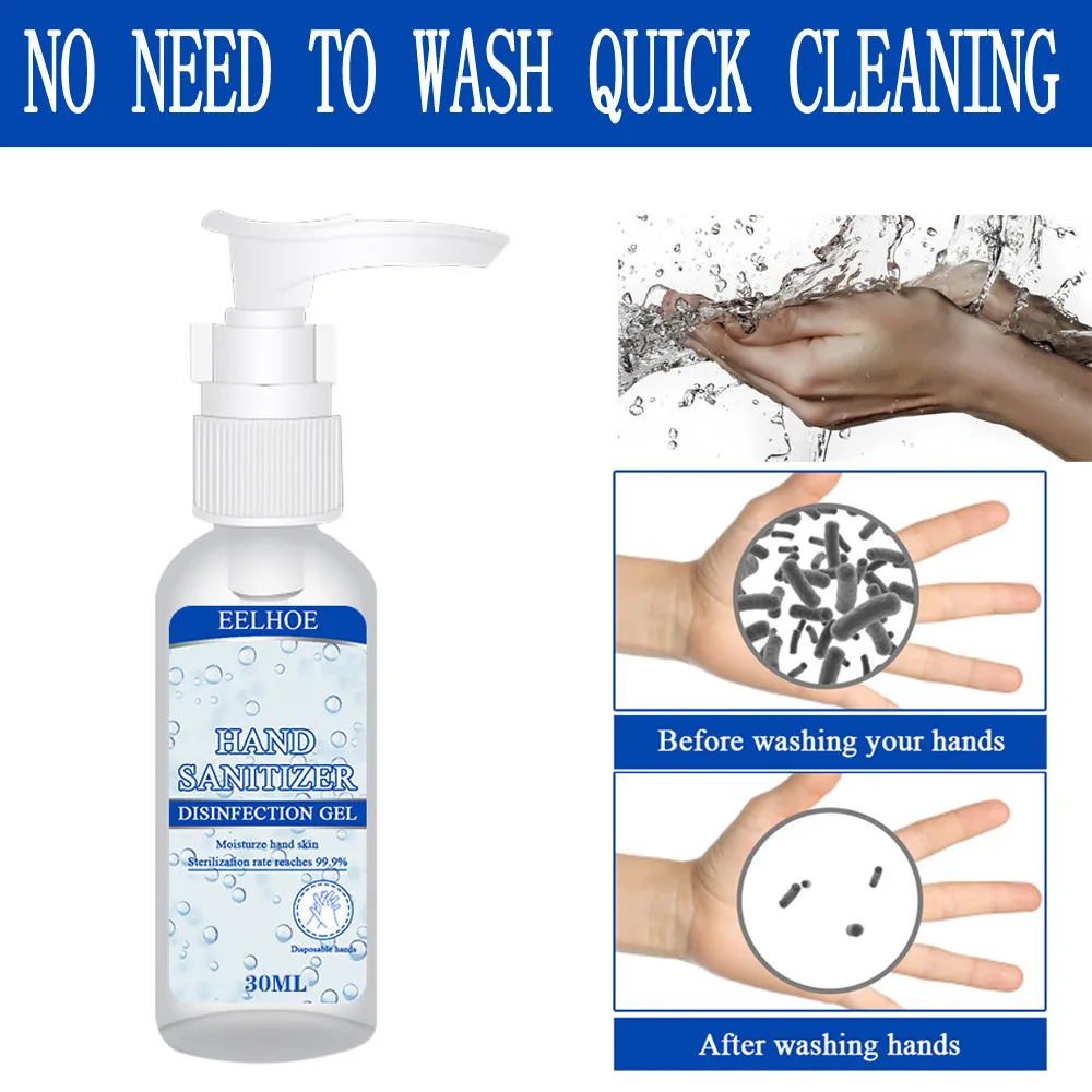 In stock hand sanitizer gel Lasting Speed ​​dry Cleaner Hand Sanitizer 30/50/100ml Gel Handgel Desinfectie Wash #Y30 |