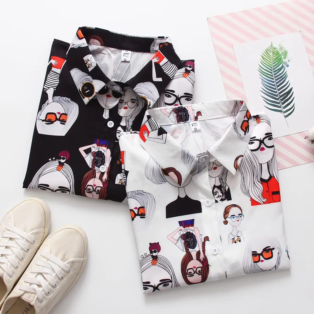 Женские топы с мультяшным принтом в стиле Харадзюку уличная одежда блузка