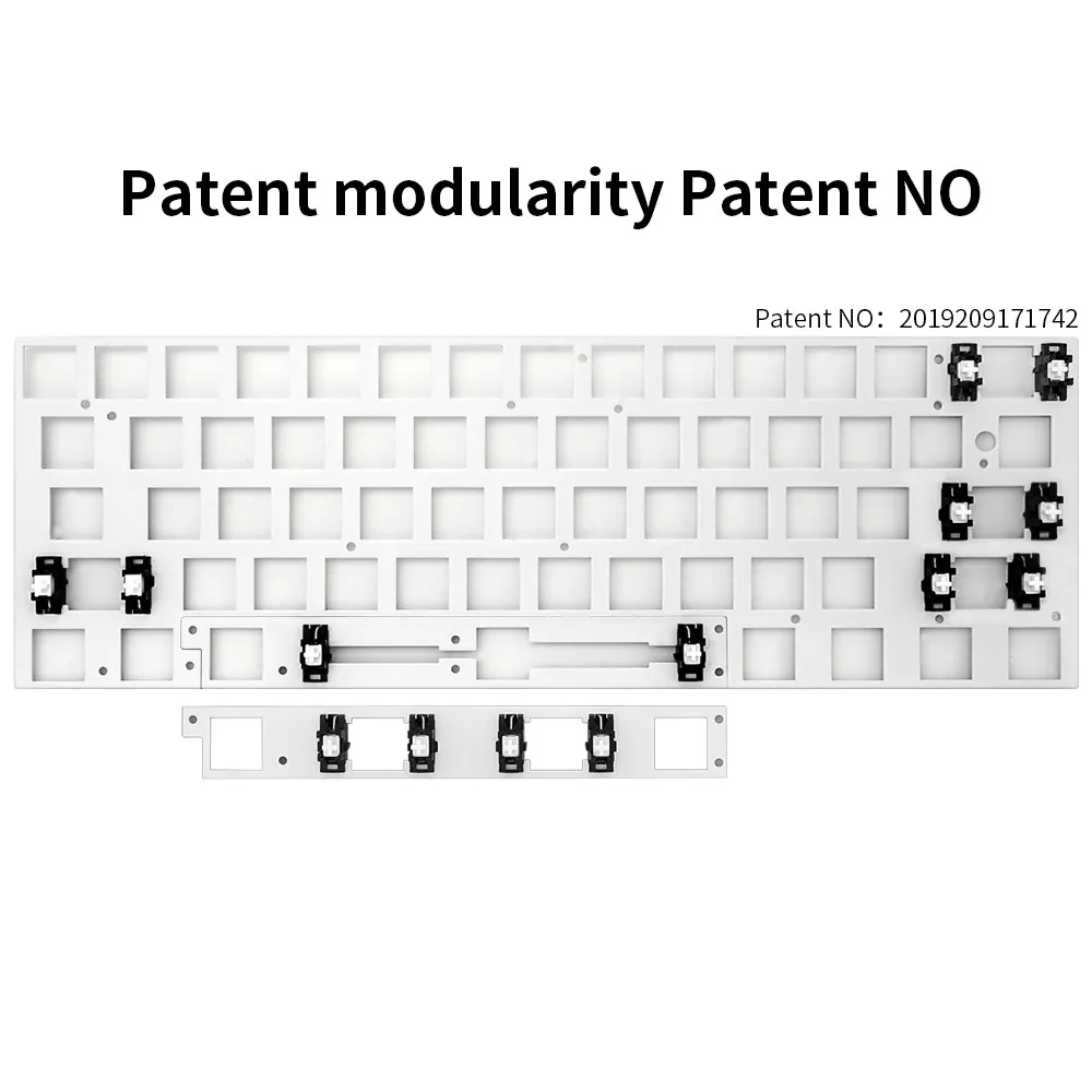 GK61X Mechanical Keyboard DIY Kit Hotswap GK61 Upgrade Version 60% Compatible Cherry MX Gateron Kailh Switches | Компьютеры и офис
