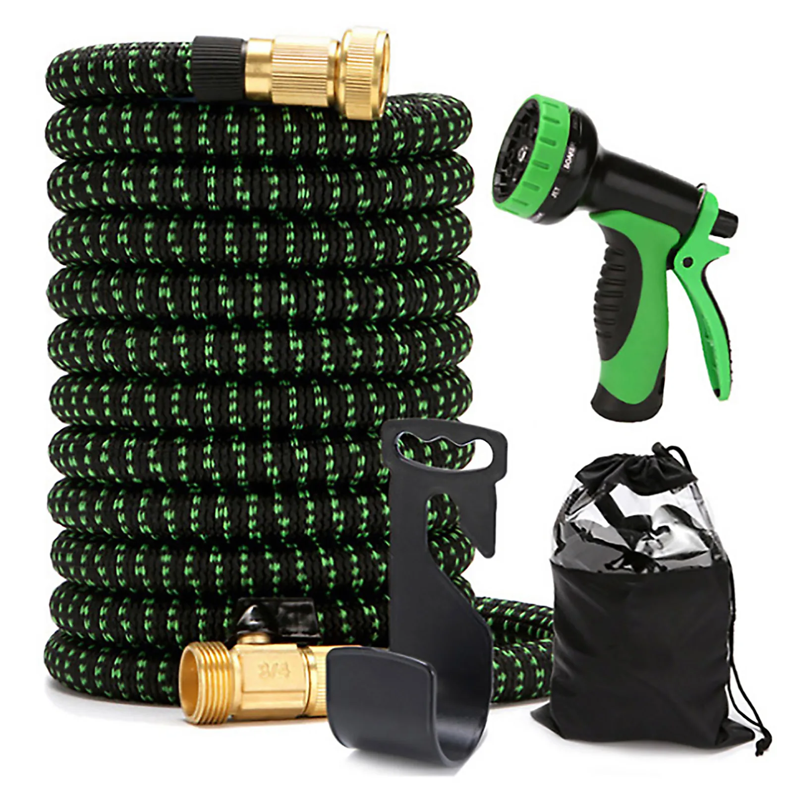 

Насадка для садового шланга, распылитель для полива воды высокого давления, портативный Омыватель для газона, двора, автомобильный Регулир...