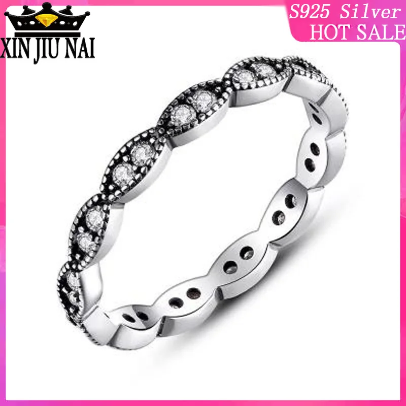 925 кольцо из оксида серебра фумигация черное шарик Женское с бриллиантами хорошо