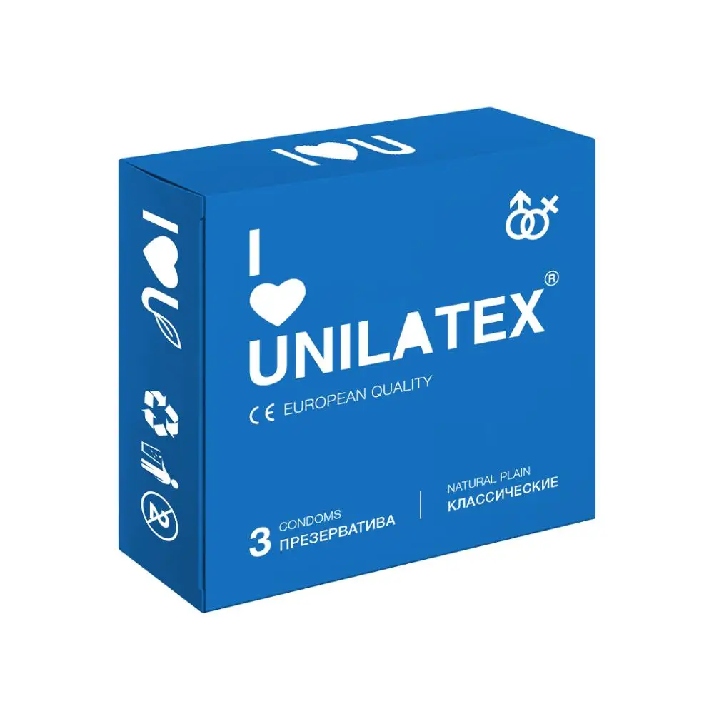 Презервативы Unilatex Natural Plain 3 шт | Красота и здоровье