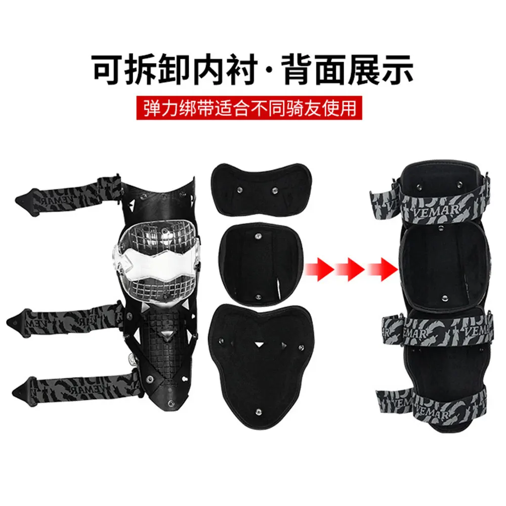 warm motorcycle knee pad safety moto protection motocross equipment 8 colors scooter leg cover riding unisex anti fall knee pads free global shipping