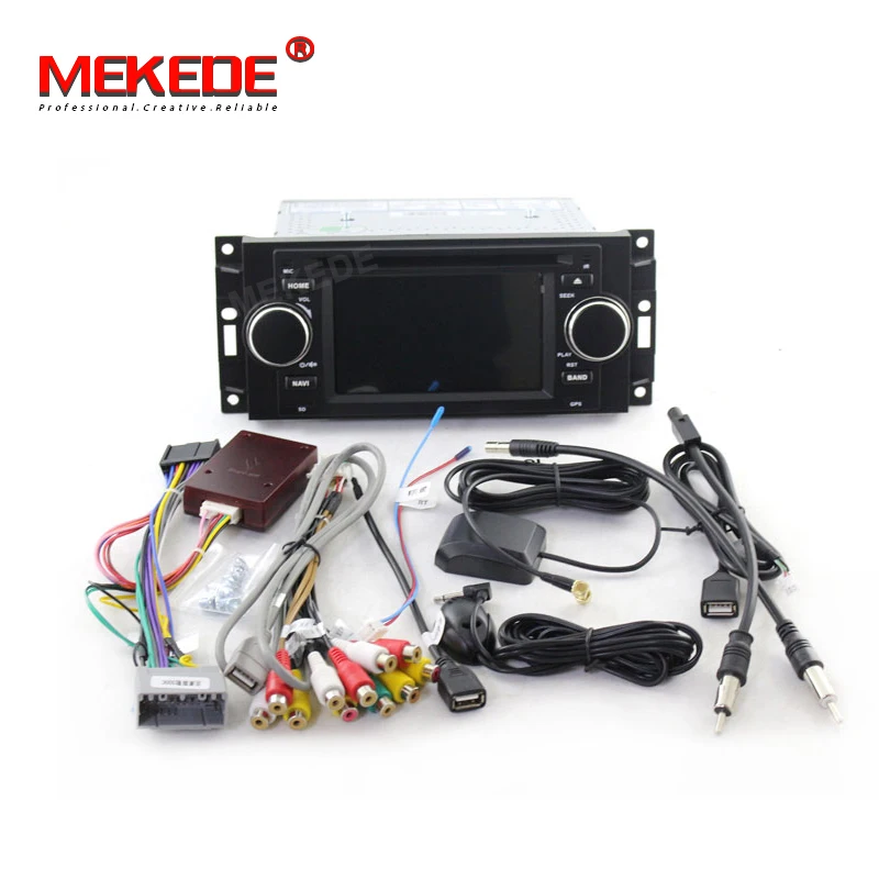 MEKEDE Android 9,0 автомобильный dvd-плеер для джип Dodge Grand Cherokee Commander Wrangler Chrysler 300C PT Cruiser Sebring caliber ram