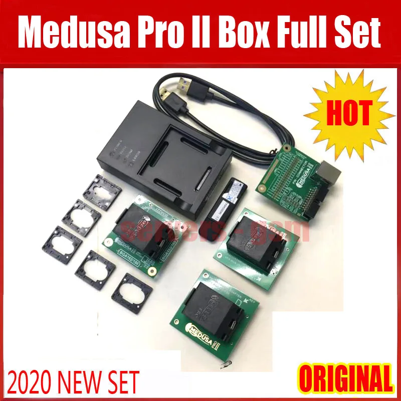Новые оригинальные Медуза Pro2 коробка + MEDUAS PRO II разъем (УФС BGA 095 гнездо UFS 0153 EMMC 4 в 1
