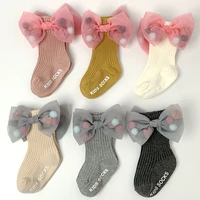 5 pairslot 0 3y spring and autumn baby knee high socks baby girls boys infants toddlers soft cotton childrens long socks