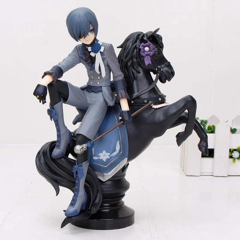 Аниме Black Butler minists Sebastian ПВХ фигурка Коллекционная модель игрушки - Цвет: 3 no box 18cm