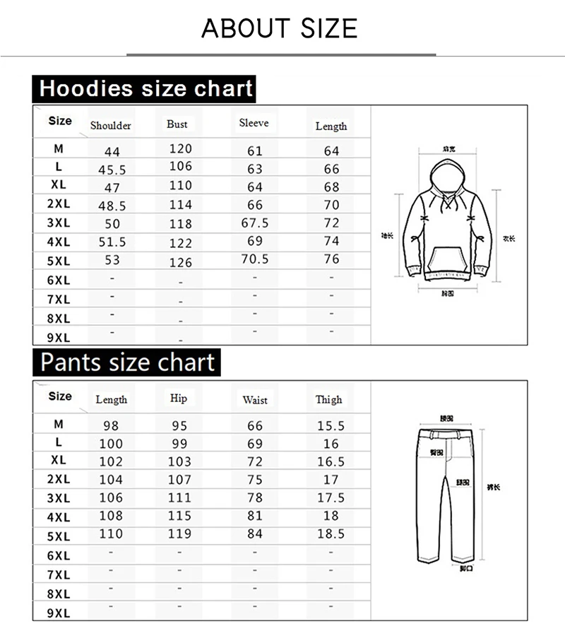 Winter Tracksuits Men Fleece Thick Hoodies Set Casual Sportswear Mens clothing Hoodie+Sweatpants Sports Suit 2 Piece Set