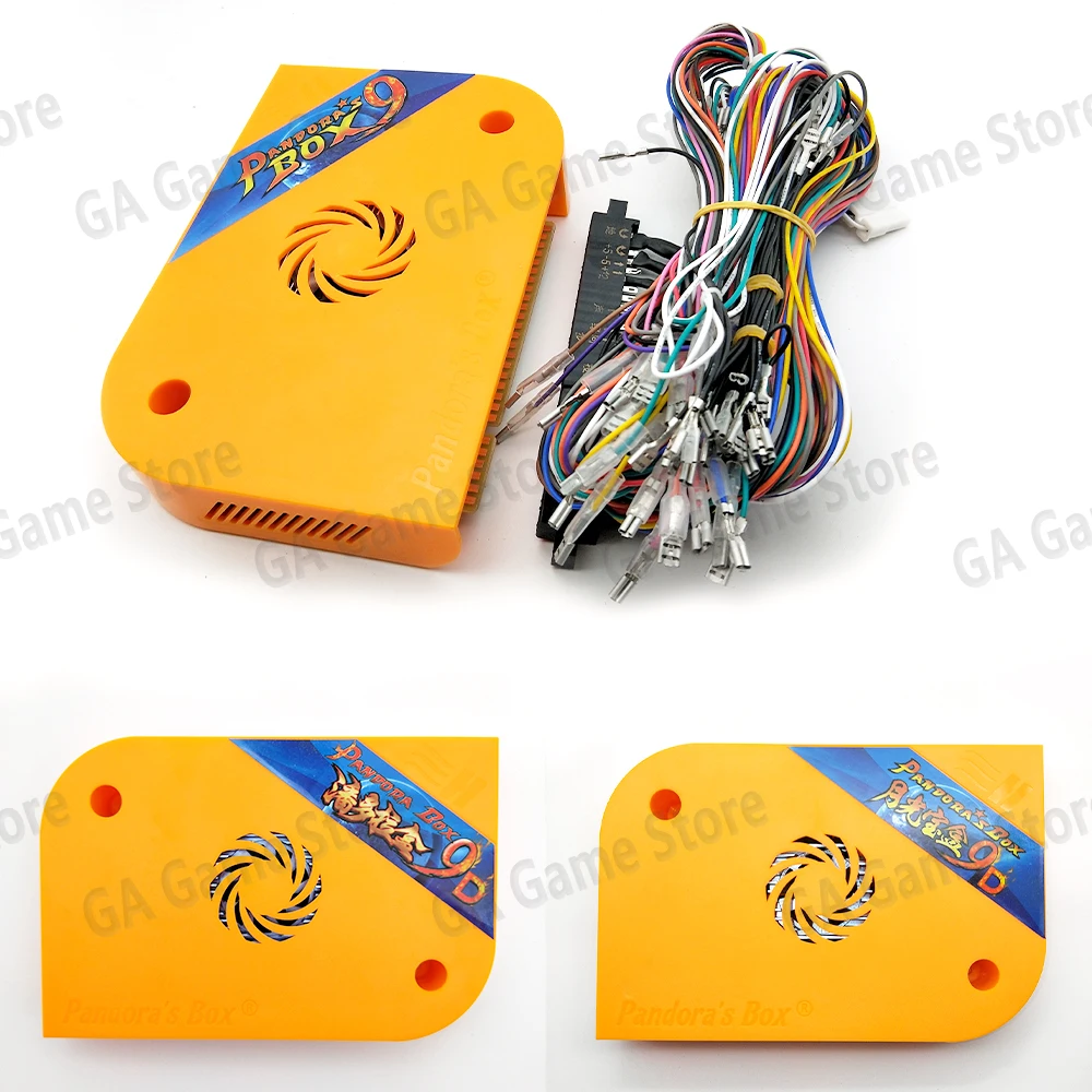 DIY Arcade Machine Cabinet Original Pandora Box 9D 2500 in 1+ 12V Transparent illuminate LED Push Buttons + Happ 8 Way Joysticks | Спорт и