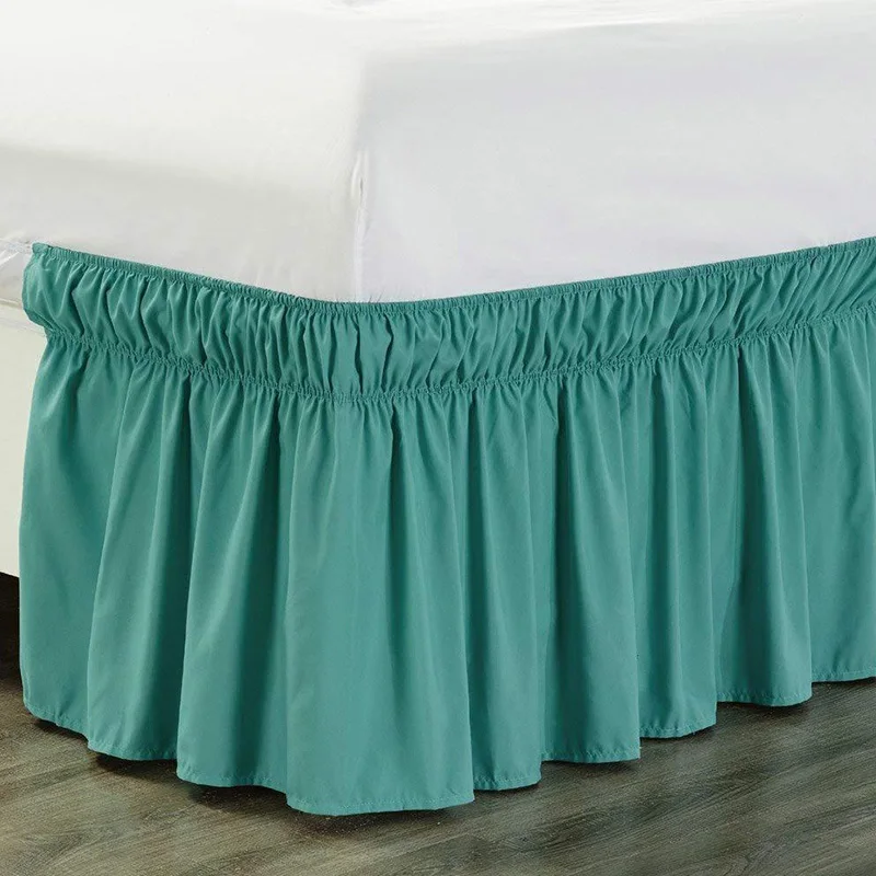15 цветов отель эластичная кровать юбка сплошной цвет покрывало без поверхности