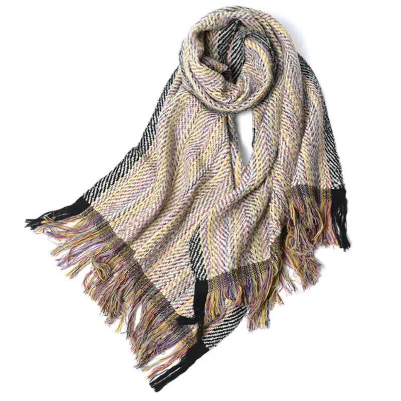 

Autumn/winter Classic Cashmere Scarves Cold Resistant Warm Scarves Men's Fashion Printed Cold Resistant Scarves WJA84--WJA85