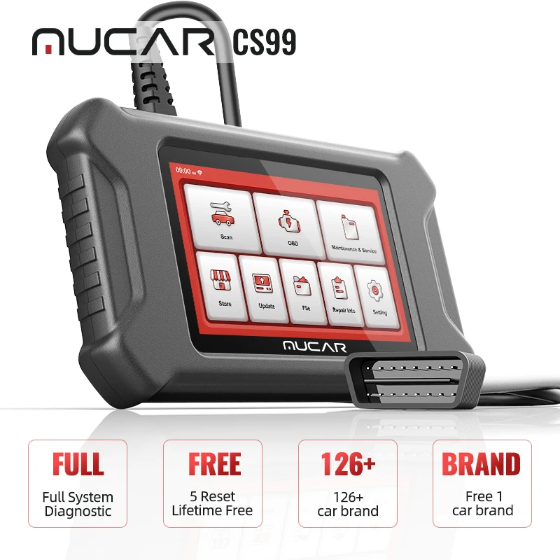 【NEWYEAR700】Диагностический сканер MUCAR CS90 CS99 CS2 OBD2 устройство для считывания кодов