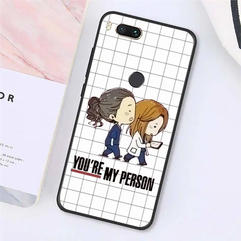 

you are my person cartoon Doctors Phone Case For Xiaomi Redmi note 7 8 9 t k30 max3 9 s 10 pro lite Luxury brand funda coque
