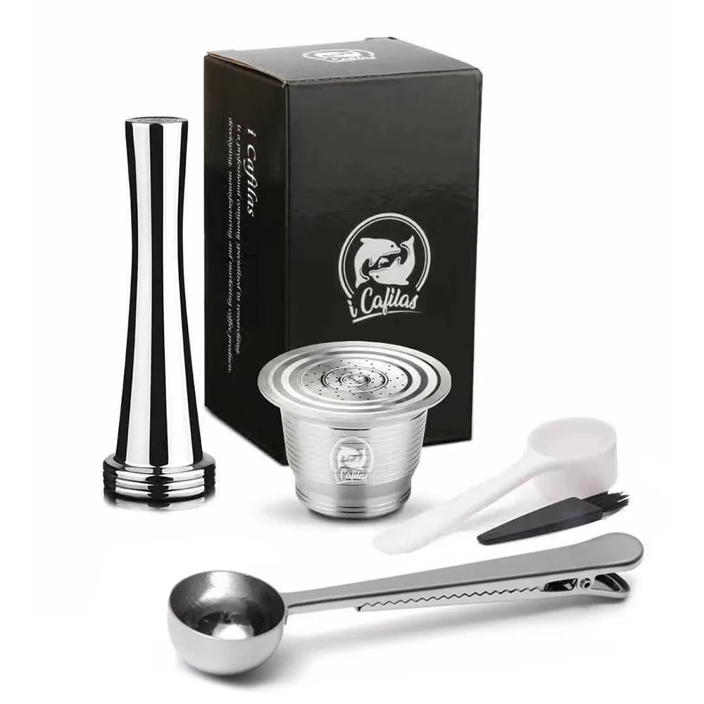 Nespresso многоразовая кофейная капсула Pod фильтр из нержавеющей стали dolcegusto кафе Cafeteira Nestle кофемашина reutisavel