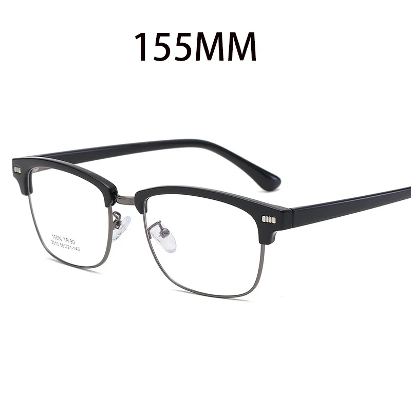 Vazrobe 155 мм большие очки в оправе мужские очки TR90 полуоправы для очков по рецепту оптические широкие очки для лица