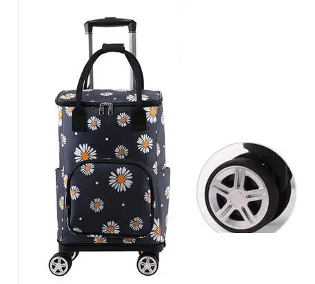 Women Shopping bags on wheels Women trolley bag shopping bag with wheels wheeled backpack Bags Rolling Luggage Backpack bags