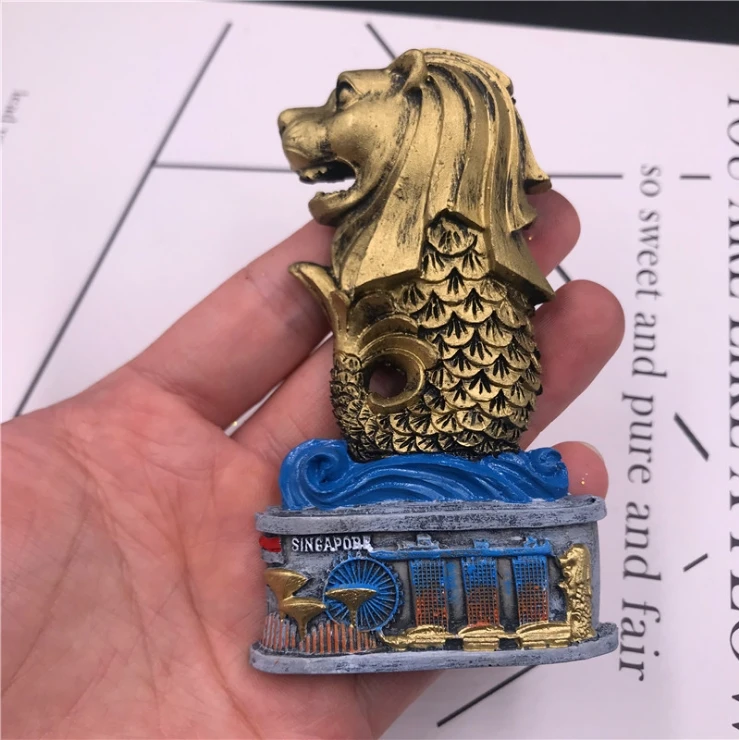 Сингапур Merlion туристический сувенир магнит на холодильник | Дом и сад